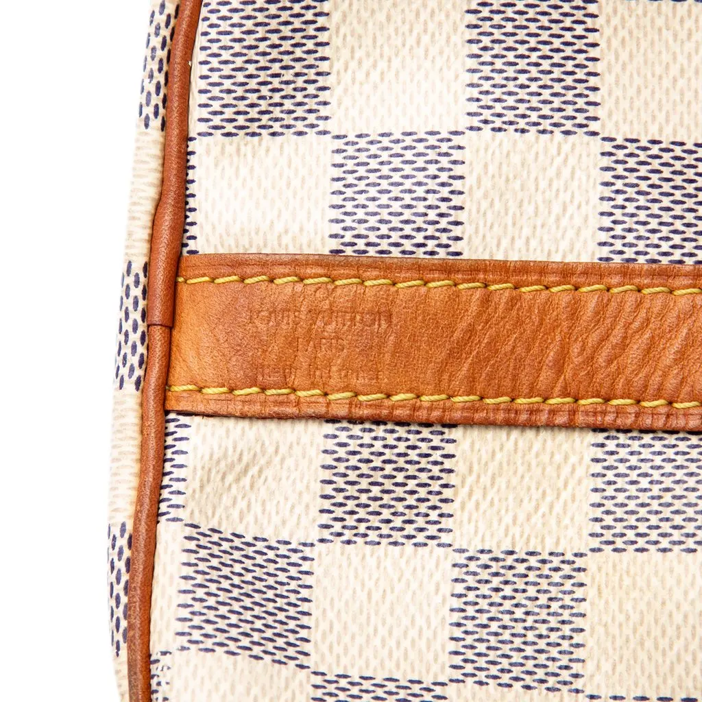 Louis Vuitton Damier Azur Speedy Bandouliere 25 White Very good - Box View