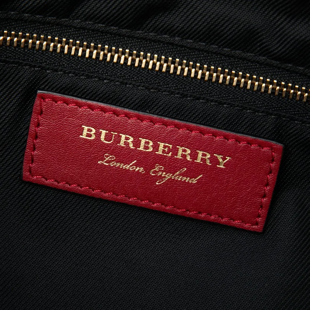Burberry Haymarket Check Coated Canvas Chichester Crossbody Beige Canvas Good - Box View