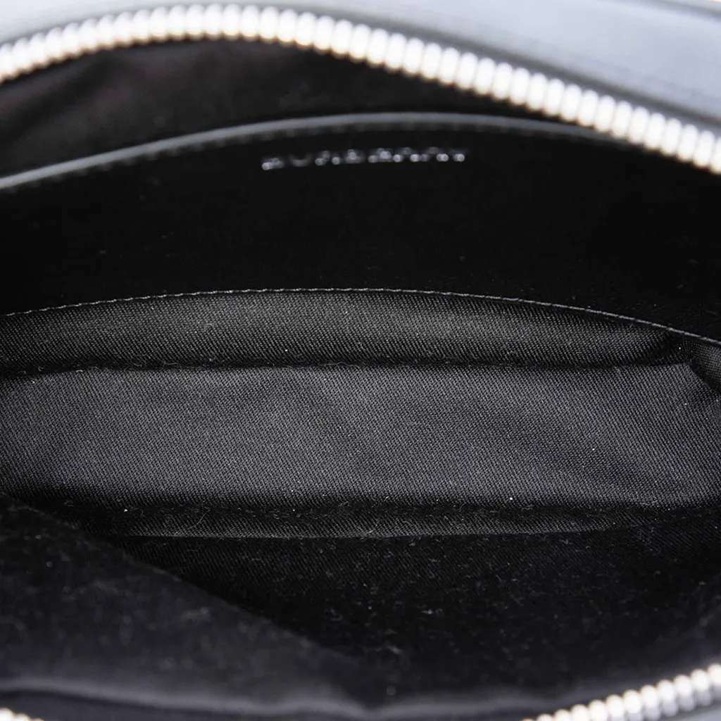 Burberry London Check Coated Canvas Belt Bag Black Canvas Very good - Model View