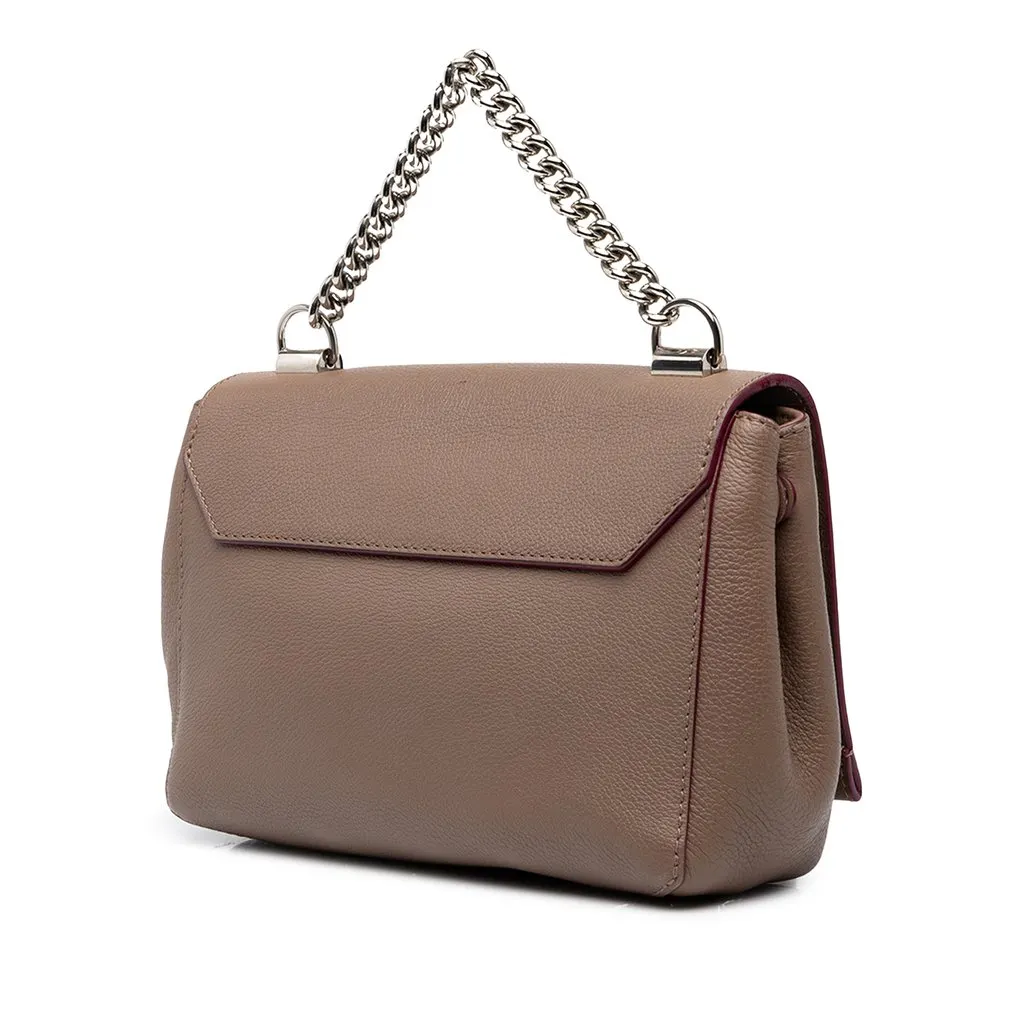 Louis Vuitton Leather Lockme II BB Brown Leather Very good - Back View