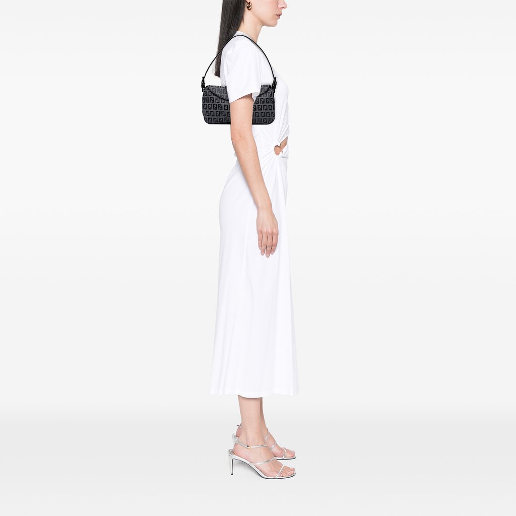 Fendi Zucchino Canvas Double Flap | Libas Collective