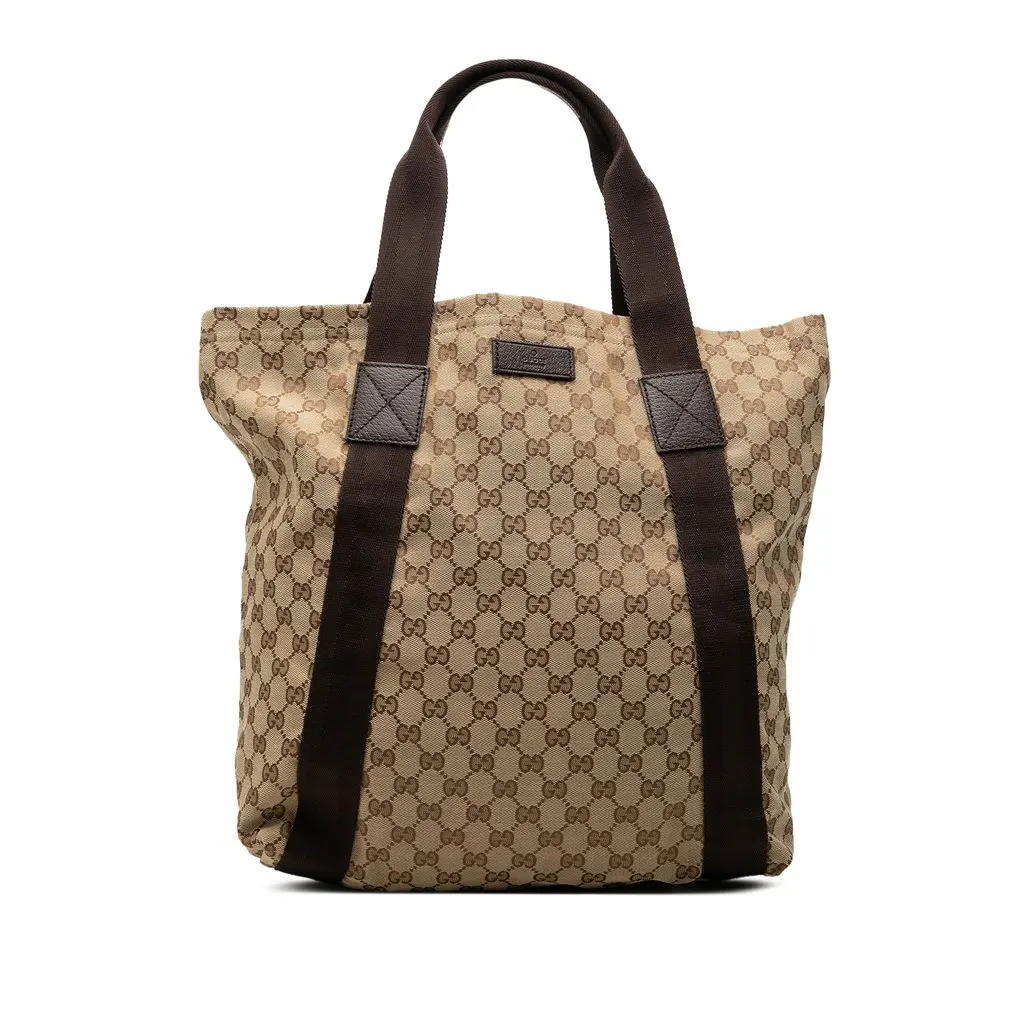 Gucci GG Canvas Tote Beige Very good - Front View