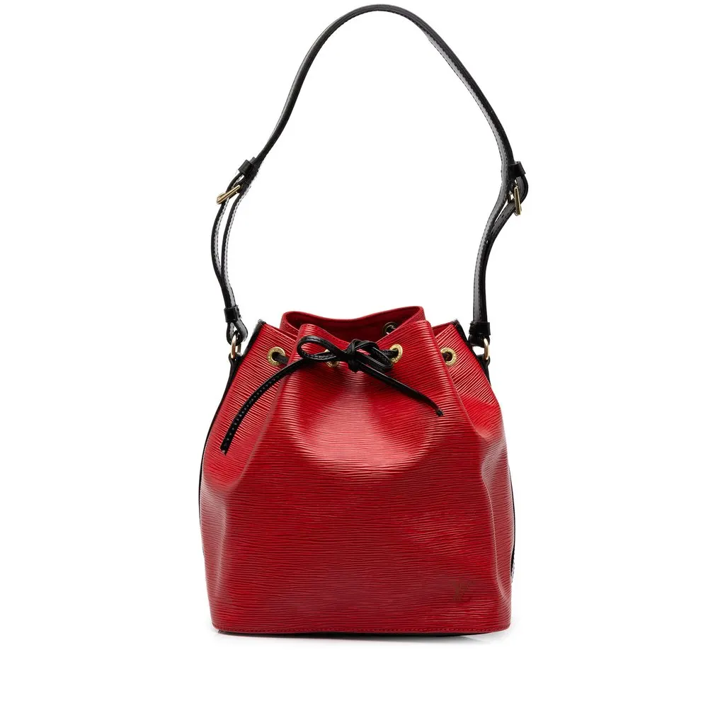Louis Vuitton Epi Petit Bicolor Noe Red Leather Good - Front View