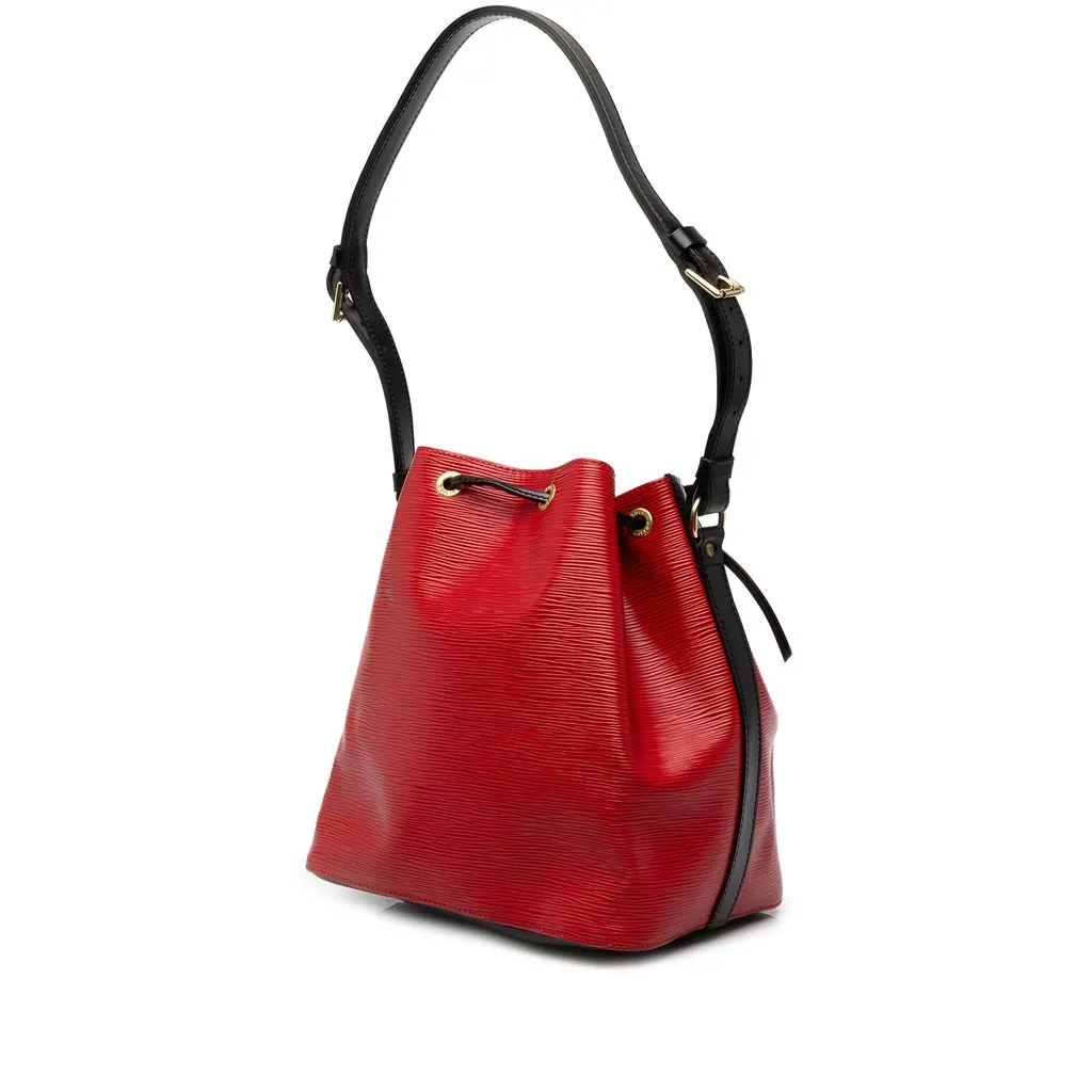 Louis Vuitton Epi Petit Bicolor Noe Red Leather Good - Back View