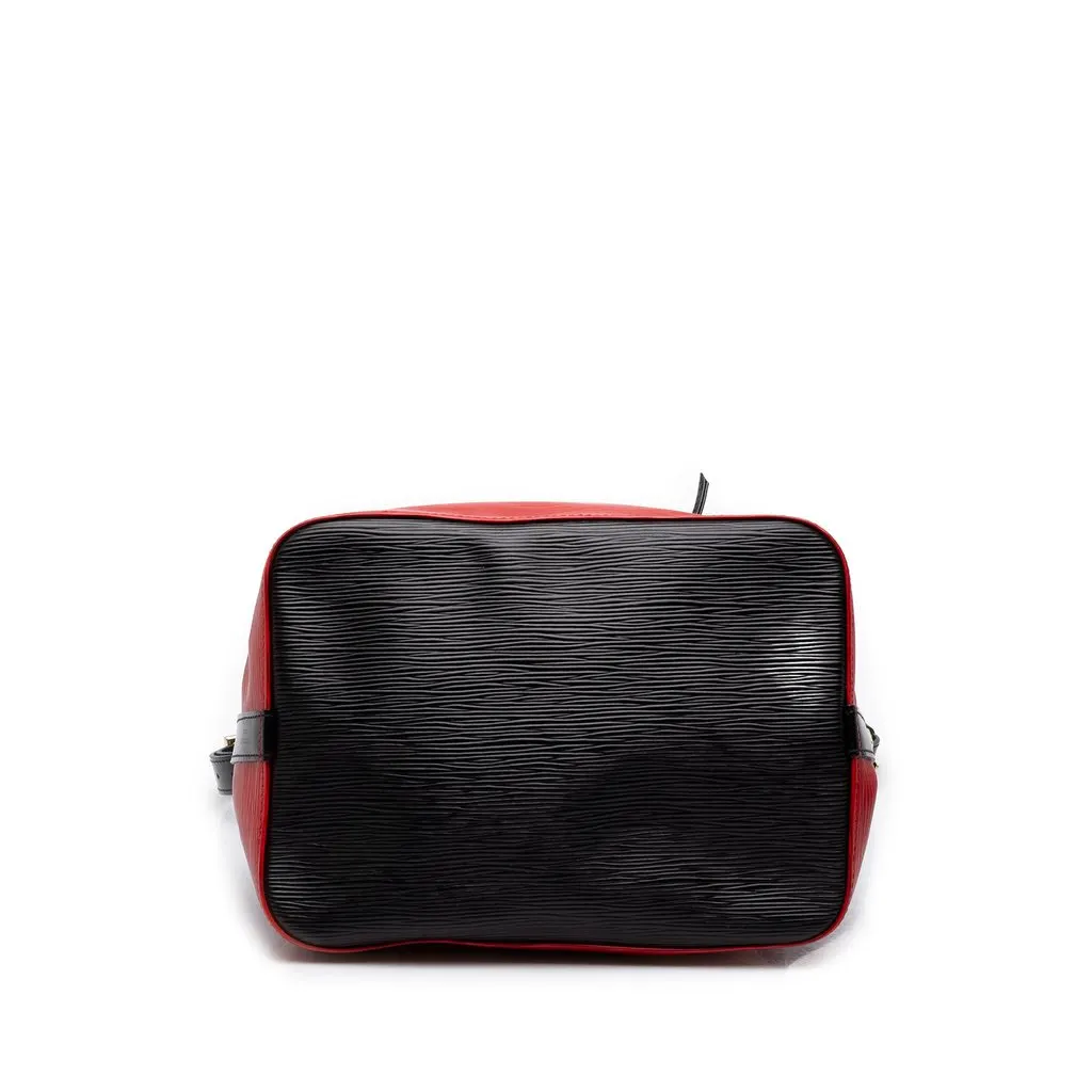 Louis Vuitton Epi Petit Bicolor Noe Red Leather Good - Inside View