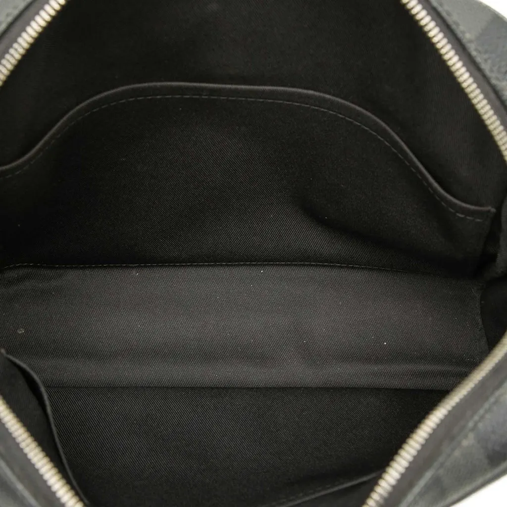 Louis Vuitton Damier Graphite Dayton Reporter PM Black Very good - Model View