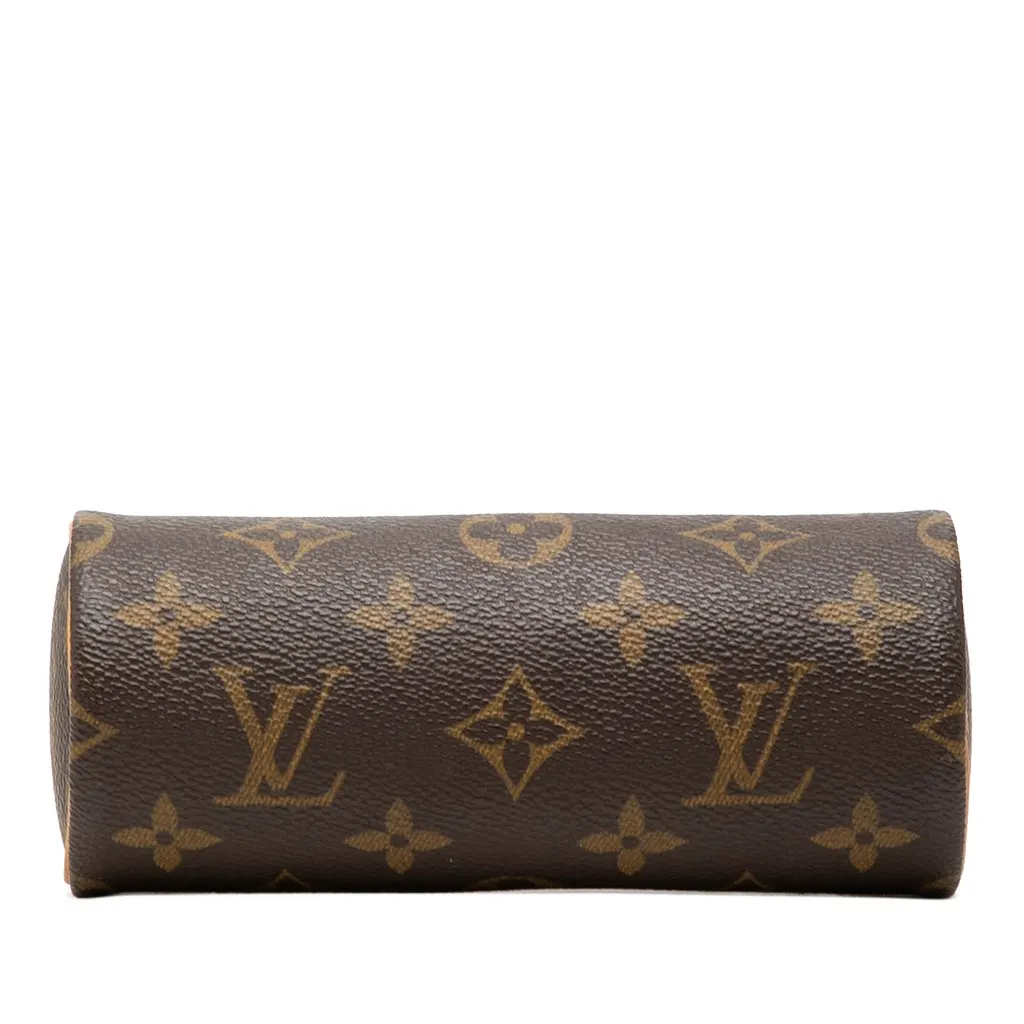 Louis Vuitton Monogram Papillon Pochette Brown Canvas Good - Inside View