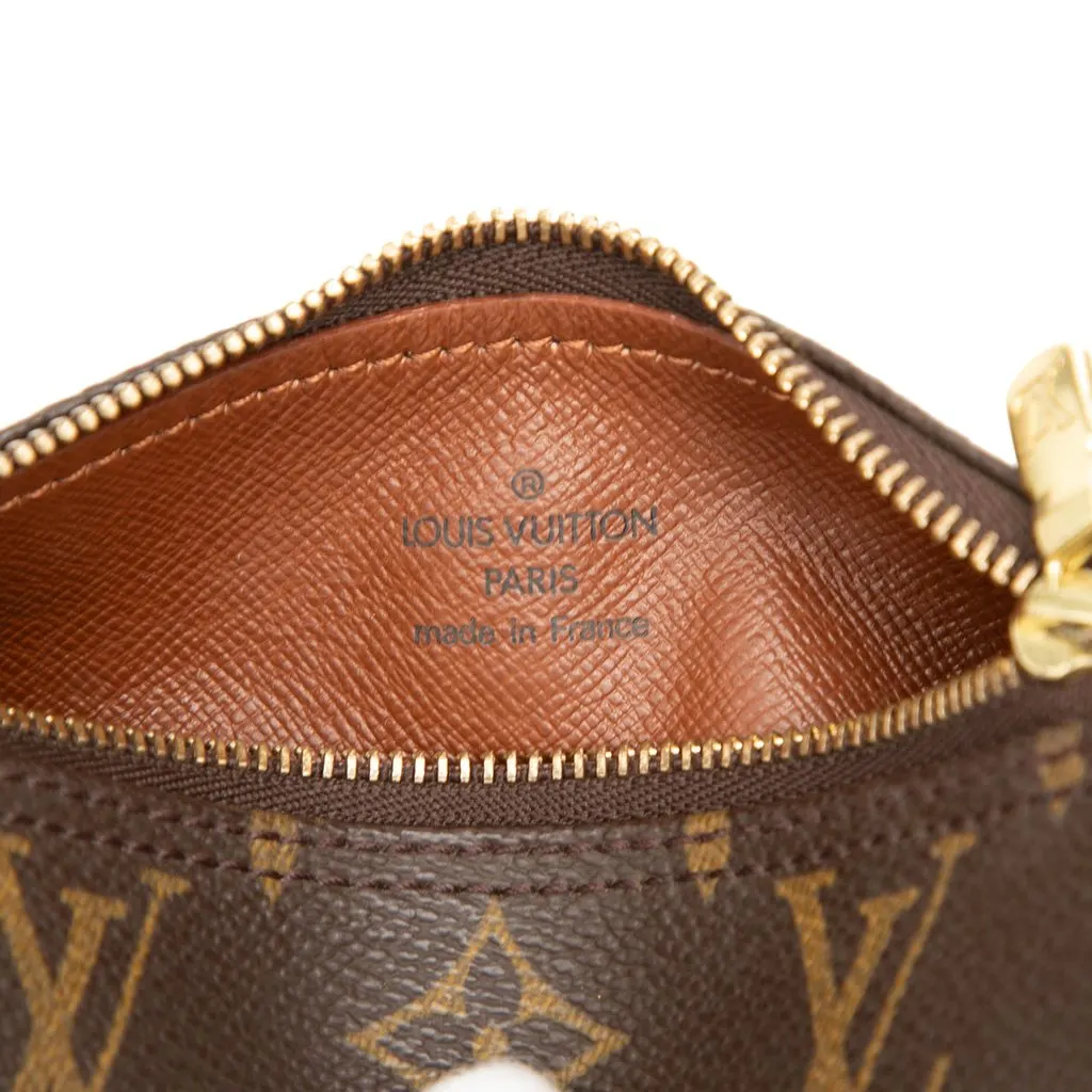 Louis Vuitton Monogram Papillon Pochette Brown Canvas Good - Box View