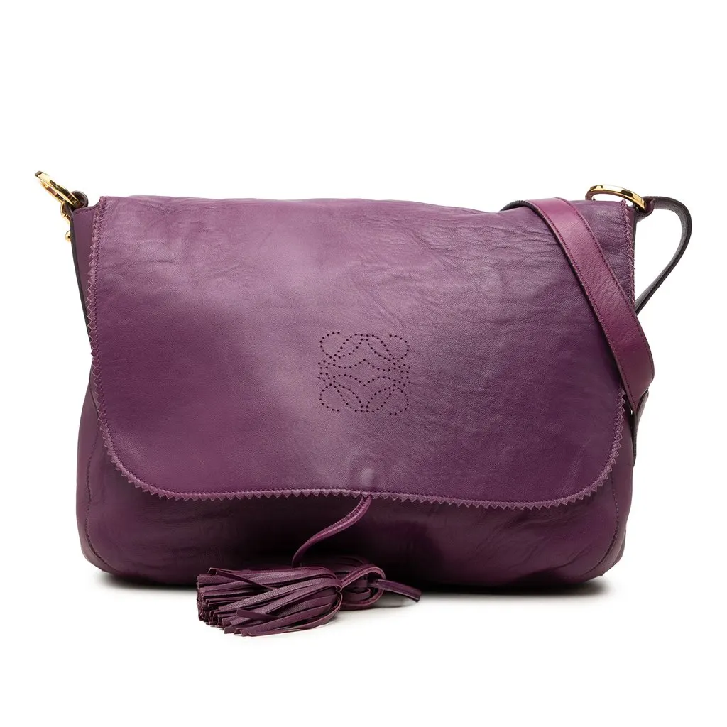 Loewe نابا Anagram Tassel حقيبة كروس