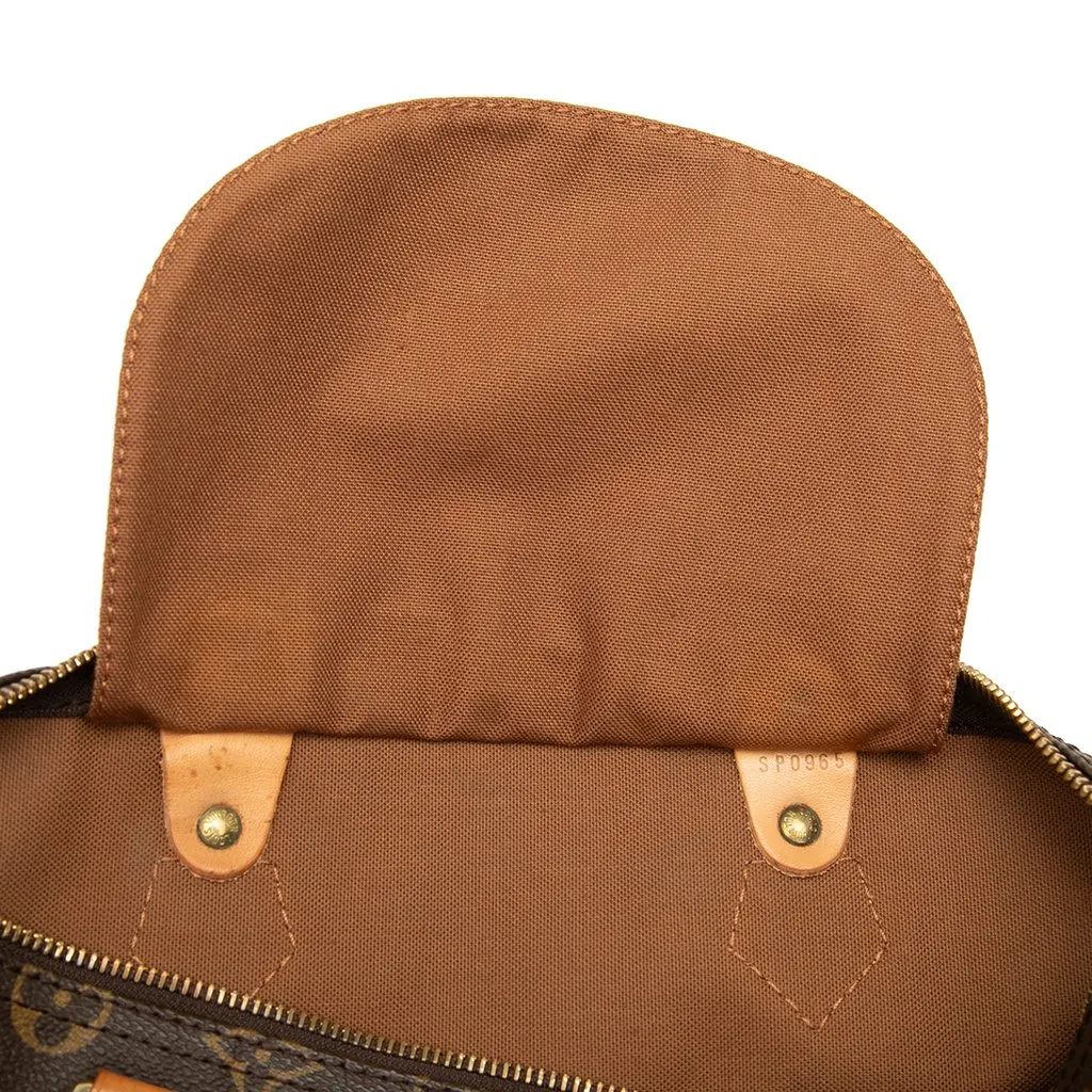 Louis Vuitton Monogram Speedy 35 Brown Good - Box View