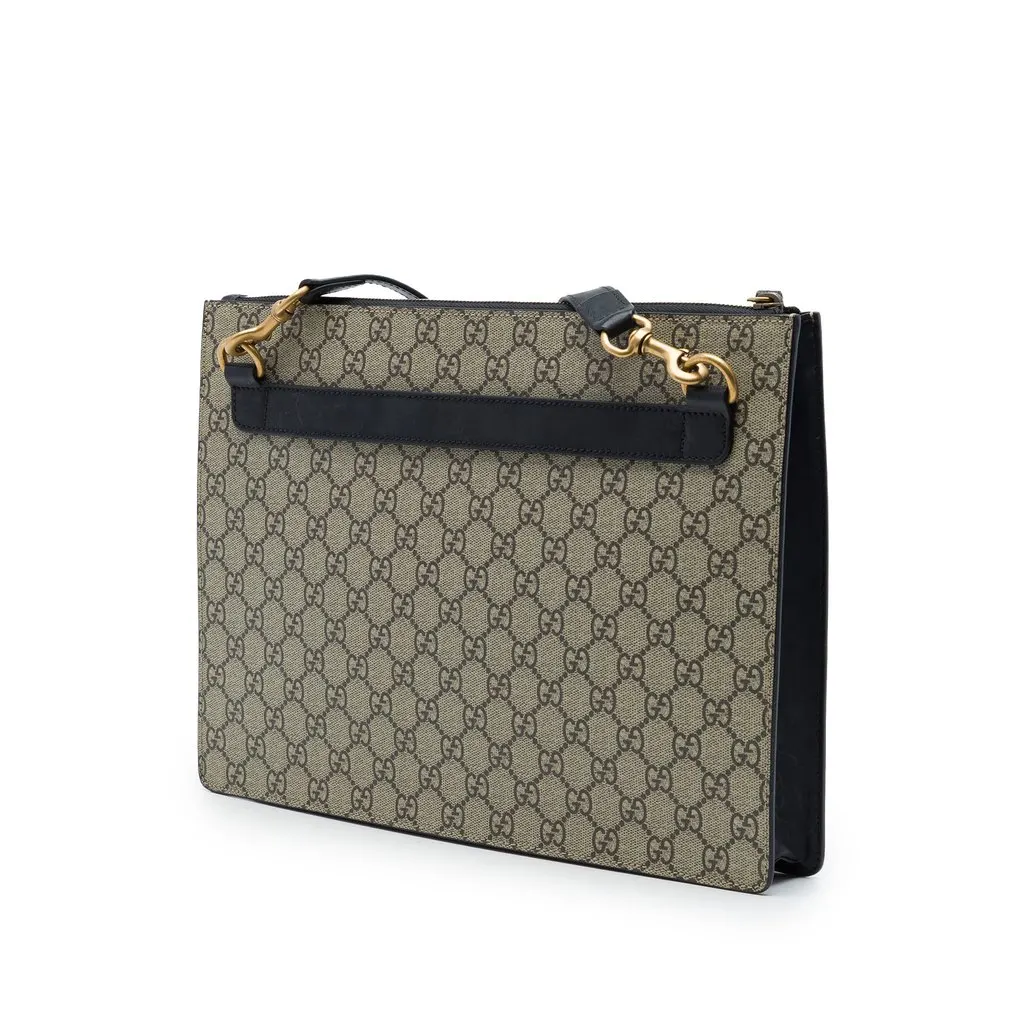 Gucci GG Supreme Angry Cat Crossbody Beige Very good - Back View