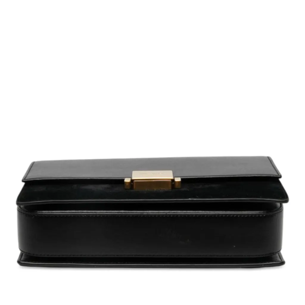 Saint Laurent Medium Calfskin and Suede Bellechasse Bag Black Leather Very good - Inside View