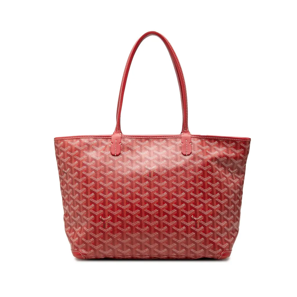 Goyard Goyardine Artois PM Red Canvas Very good - Front View