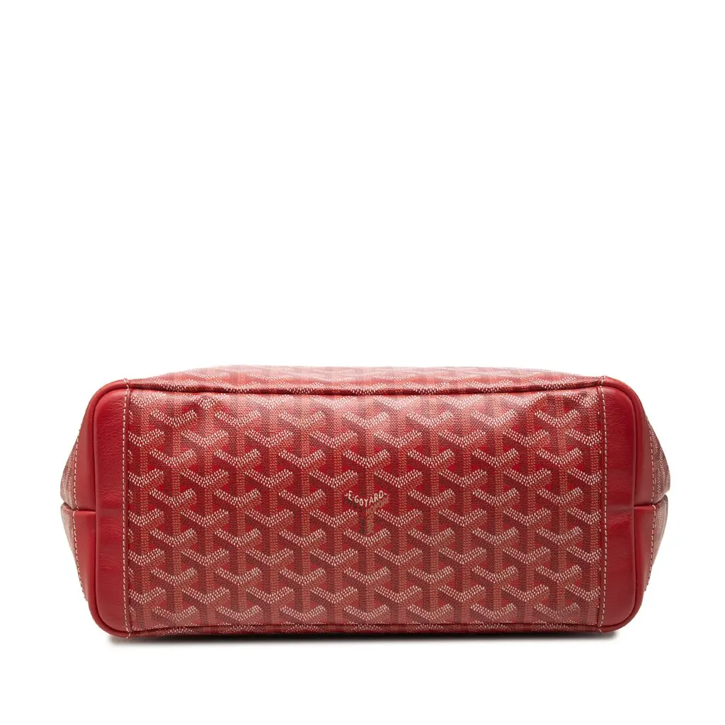Goyard Goyardine Artois PM Red Canvas Very good - Inside View