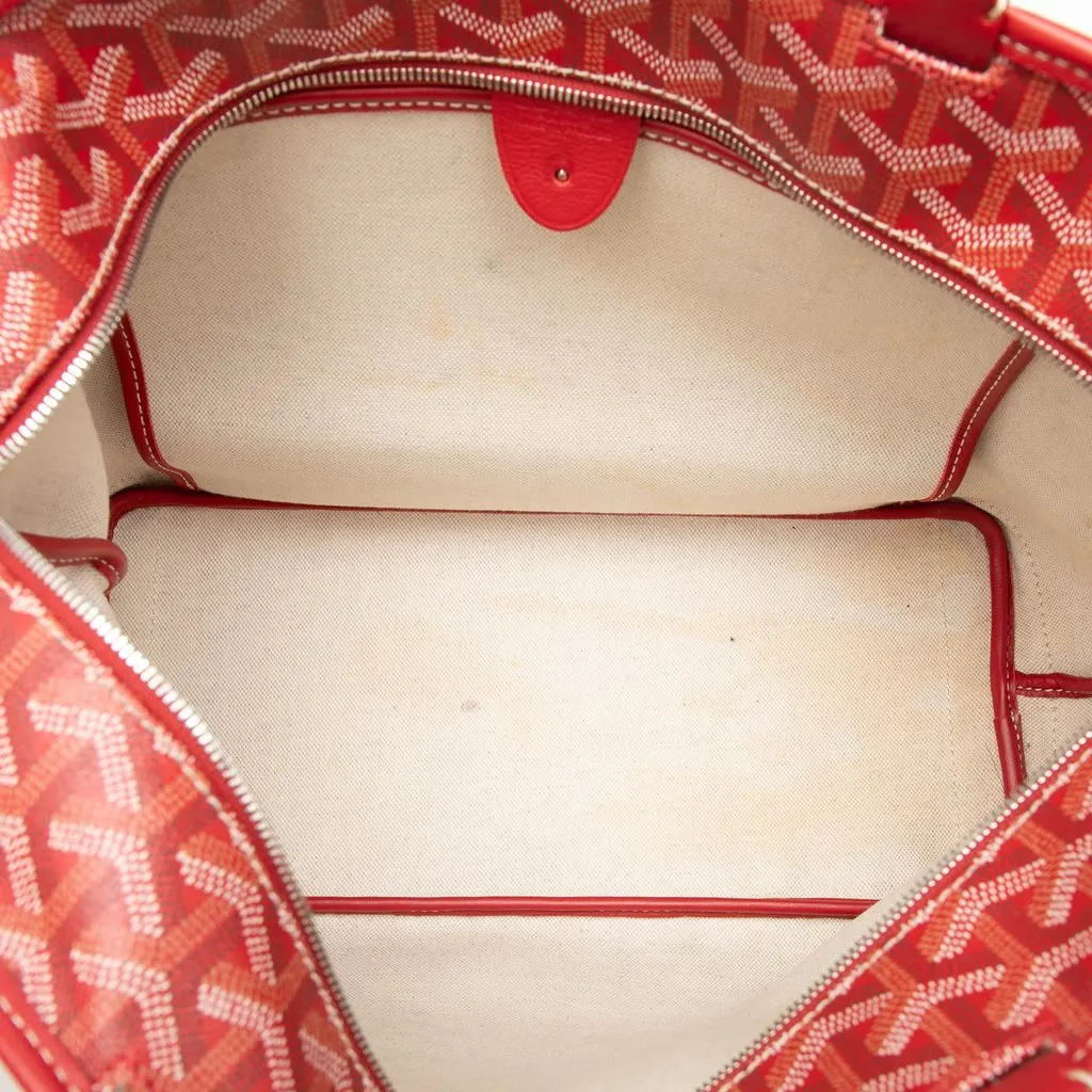 Goyard Goyardine Artois PM Red Canvas Very good - Model View