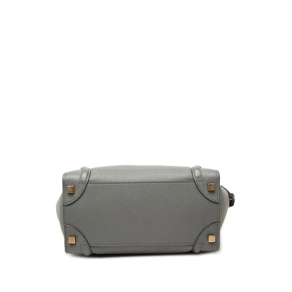 Celine Micro Calfskin Luggage Tote MultiColor Leather Good - Inside View