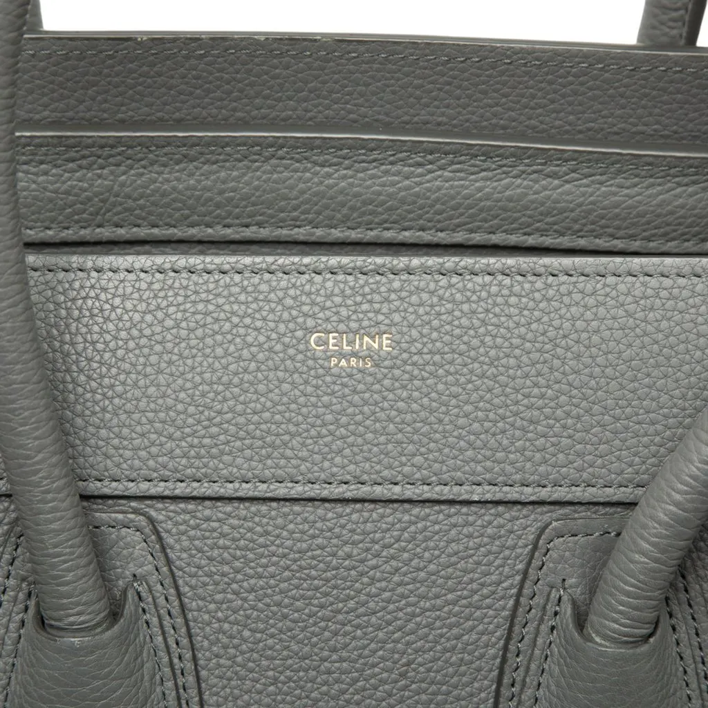 Celine Micro Calfskin Luggage Tote MultiColor Leather Good - Box View