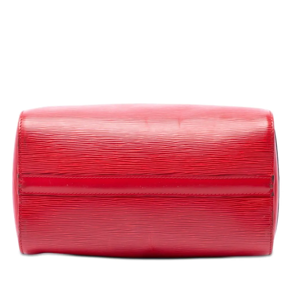 Louis Vuitton Epi Speedy 25 Red Leather Very good - Inside View