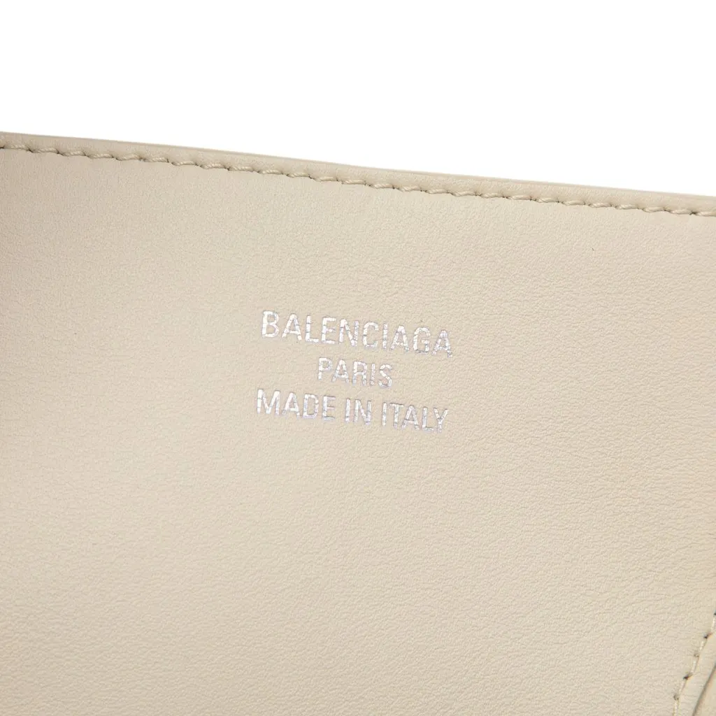 Balenciaga Medium Smooth Calfskin Bel Air Carry All Tote White Leather Very good - Box View
