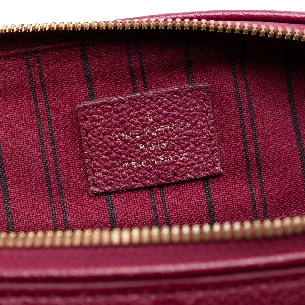 Louis Vuitton Monogram Empreinte Speedy Bandouliere 25 Red Leather Very good - Box View