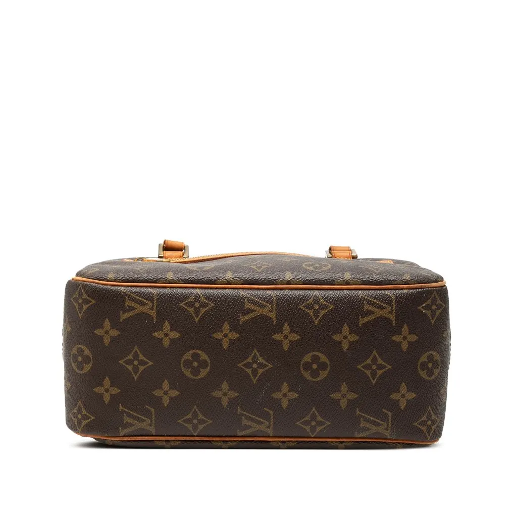 Louis Vuitton Monogram Cite MM Brown Canvas Good - Inside View