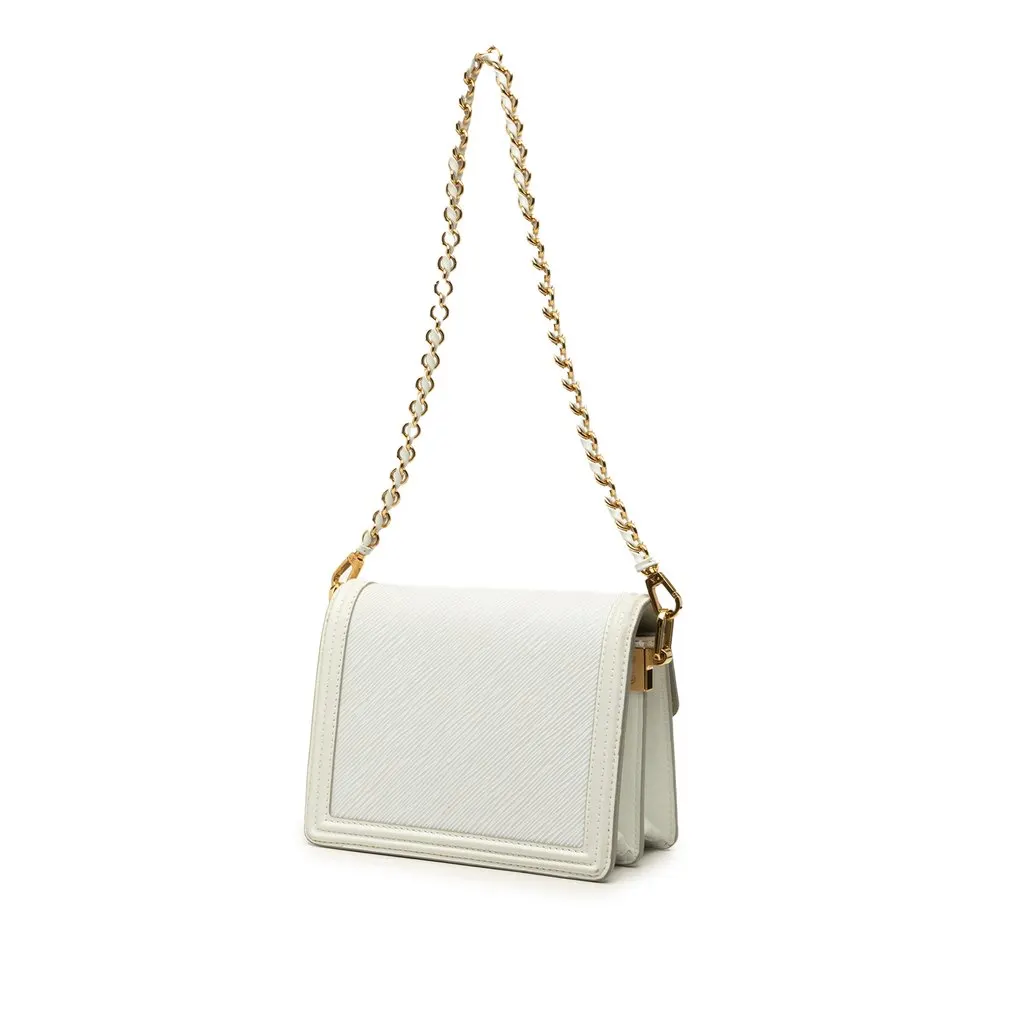 Louis Vuitton Epi Mini Dauphine White Leather Very good - Back View