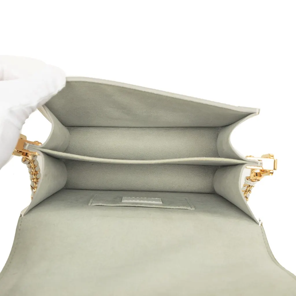 Louis Vuitton Epi Mini Dauphine White Leather Very good - Model View