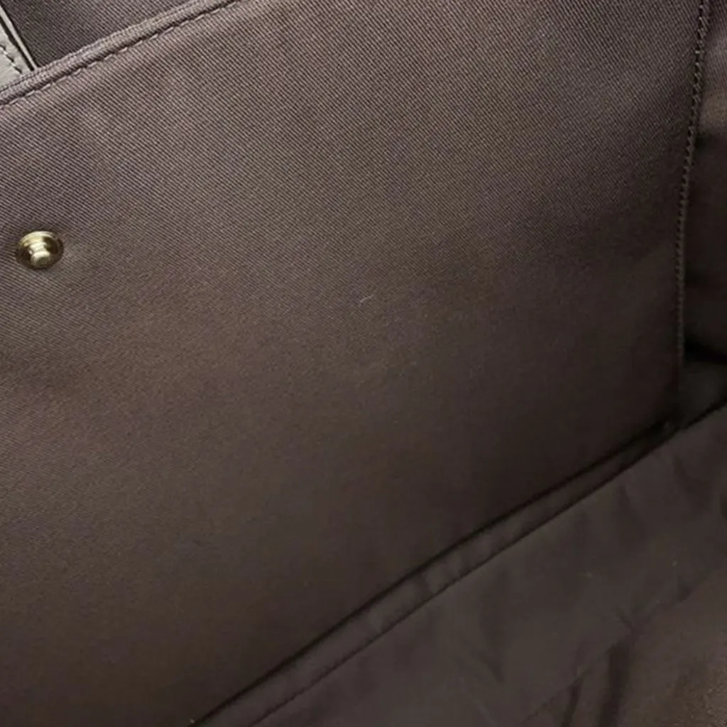 Gucci Diamante Calfskin Business Bag Grey Leather Good - Box View