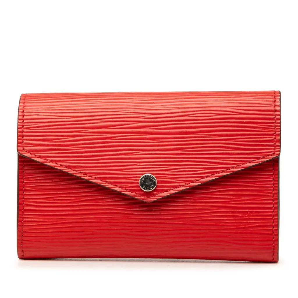 Louis Vuitton Epi Clefs Rabat Key Pouch Red Leather Very good - Front View