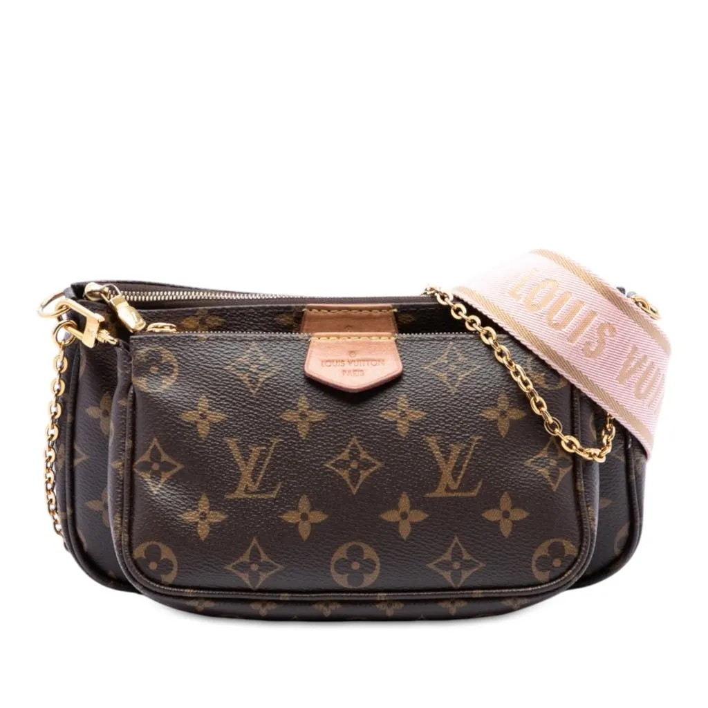 Louis Vuitton Monogram Multi Pochette Accessoires Brown Very good - Front View