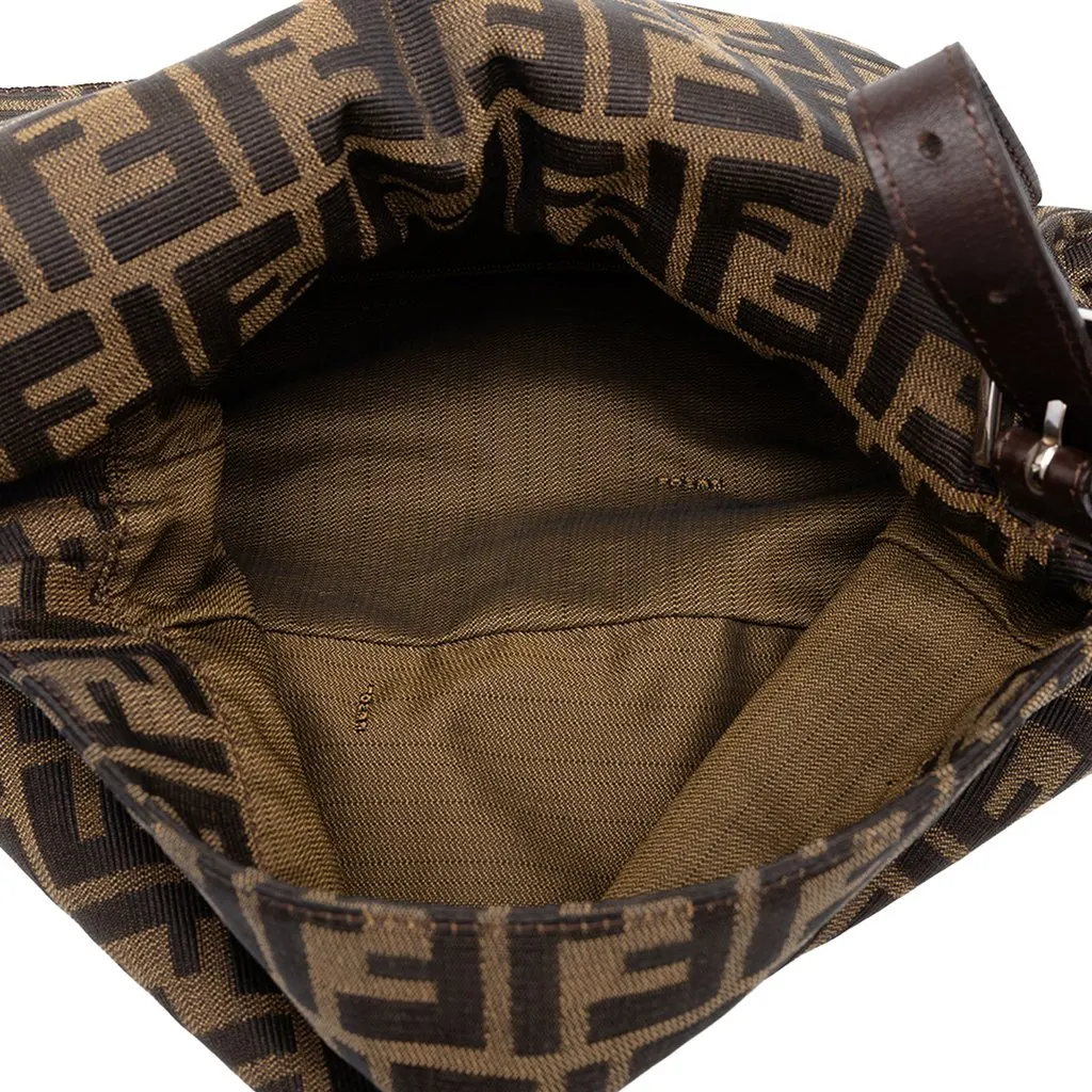 Fendi Zucca Canvas Mamma Forever Brown Canvas Good - Model View