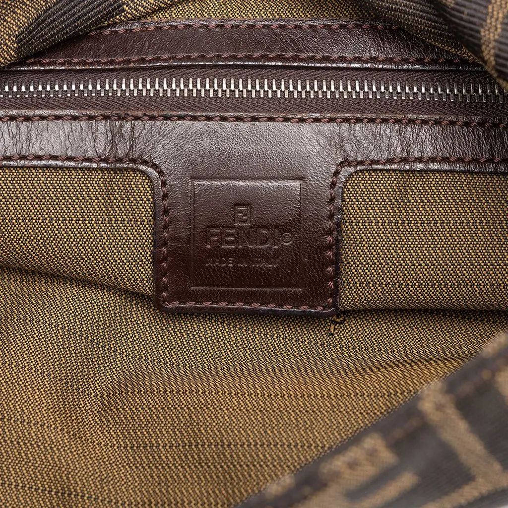 Fendi Zucca Canvas Mamma Forever Brown Canvas Good - Box View