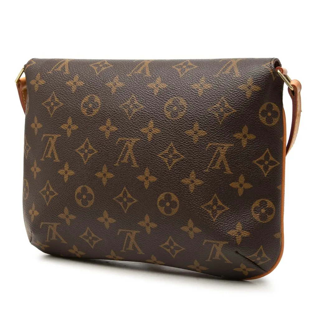 Louis Vuitton Monogram Musette Tango Short Strap Brown Very good - Back View