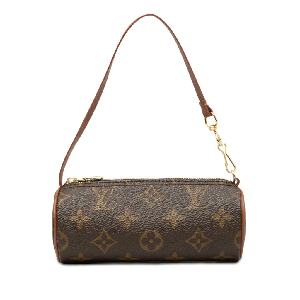 Louis Vuitton Monogram Papillon Pochette Brown Very good - Front View