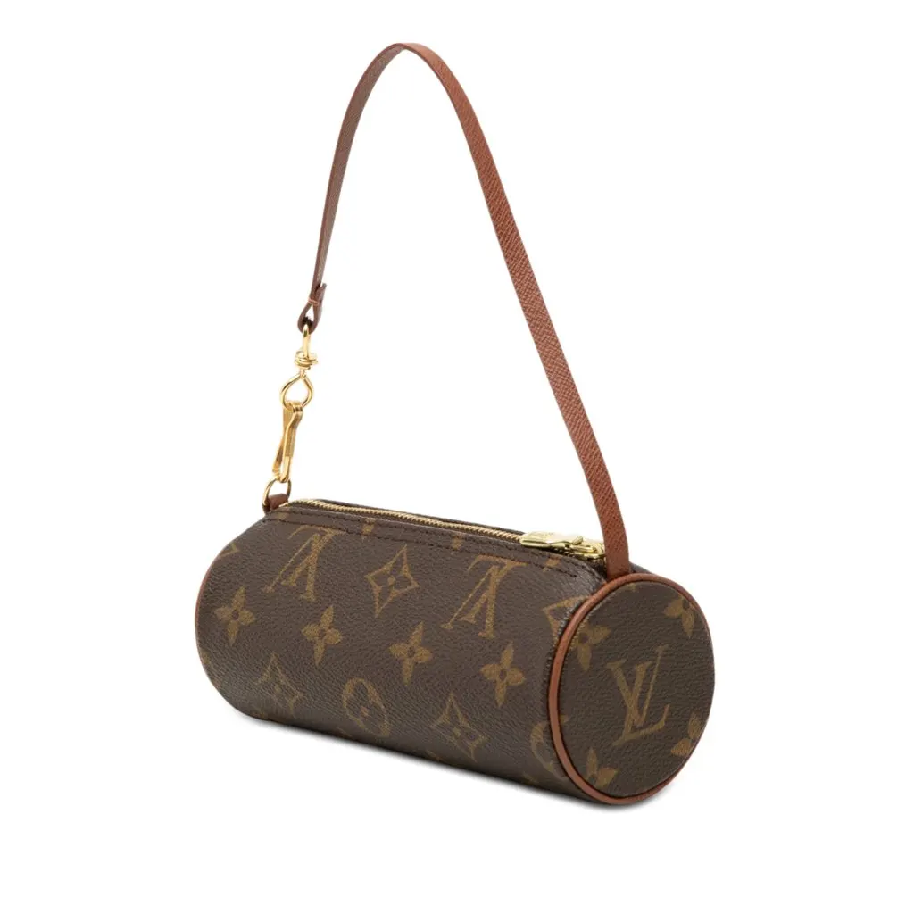 Louis Vuitton Monogram Papillon Pochette Brown Very good - Back View