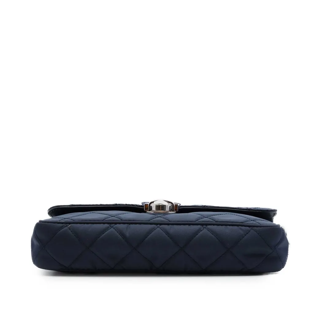 Prada Impuntu Tessuto Crossbody Blue Polyamide Very good - Inside View