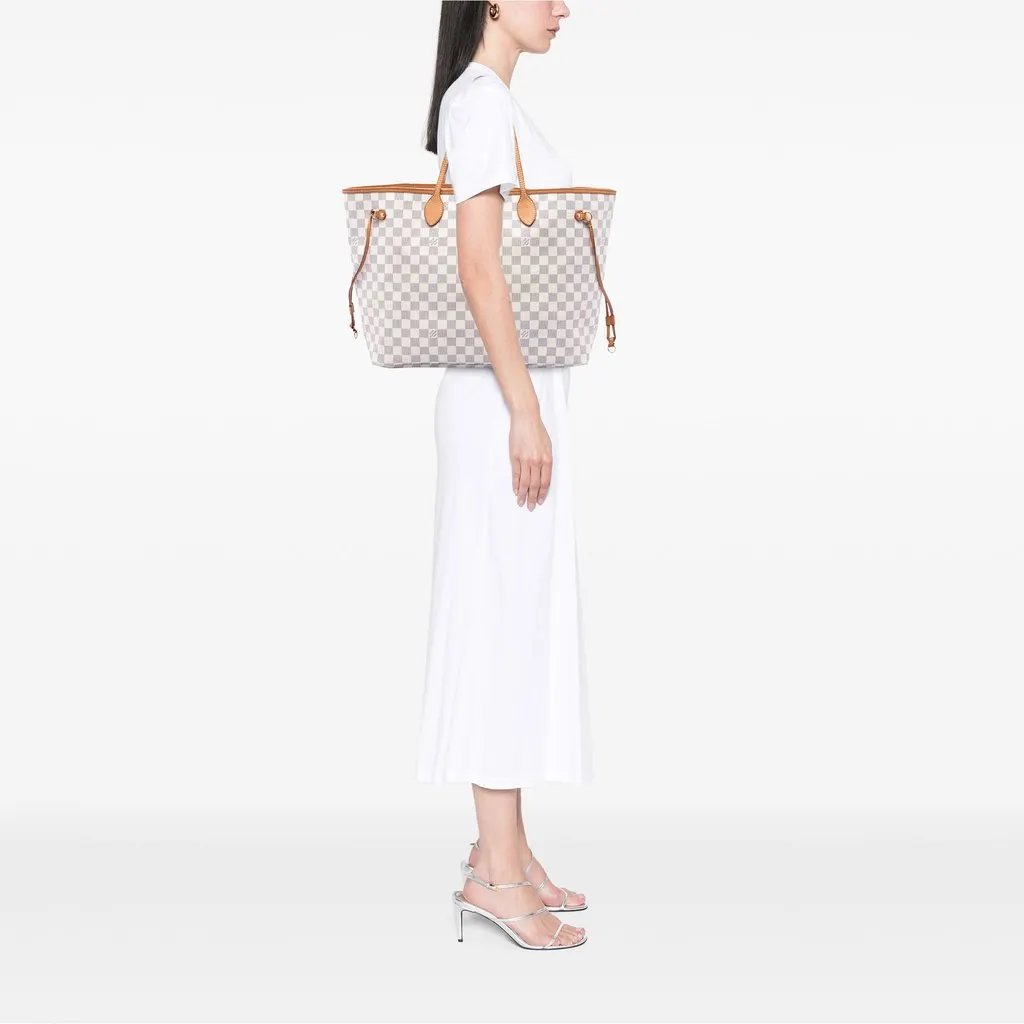 Louis Vuitton Damier Azur Neverfull GM White Very good - Box View