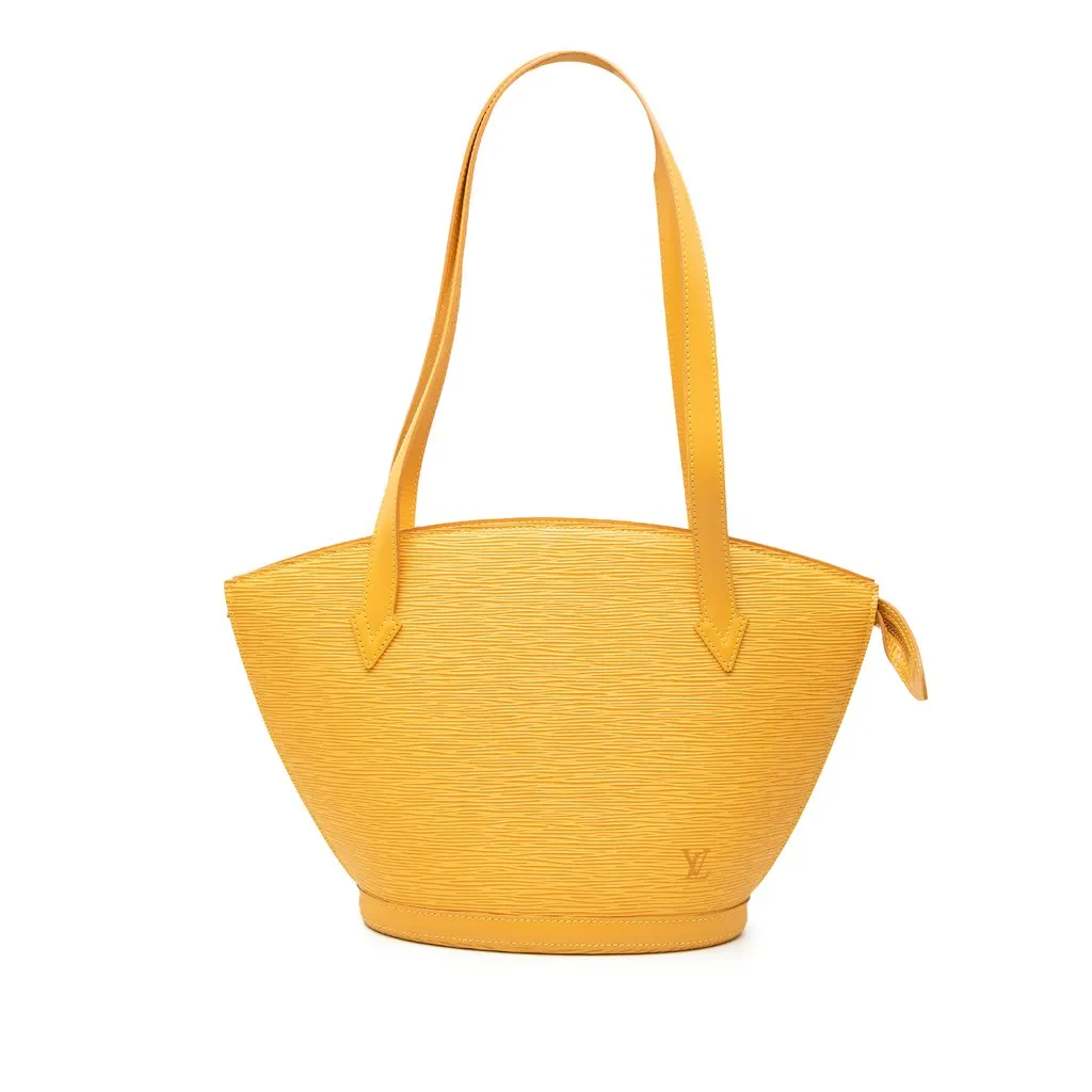 Louis Vuitton Epi Saint Jacques PM Long Strap Yellow Leather Very good - Front View