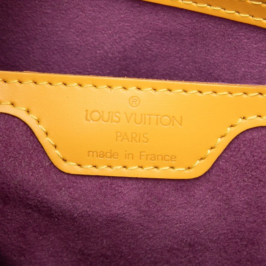 Louis Vuitton Epi Saint Jacques PM Long Strap Yellow Leather Very good - Box View