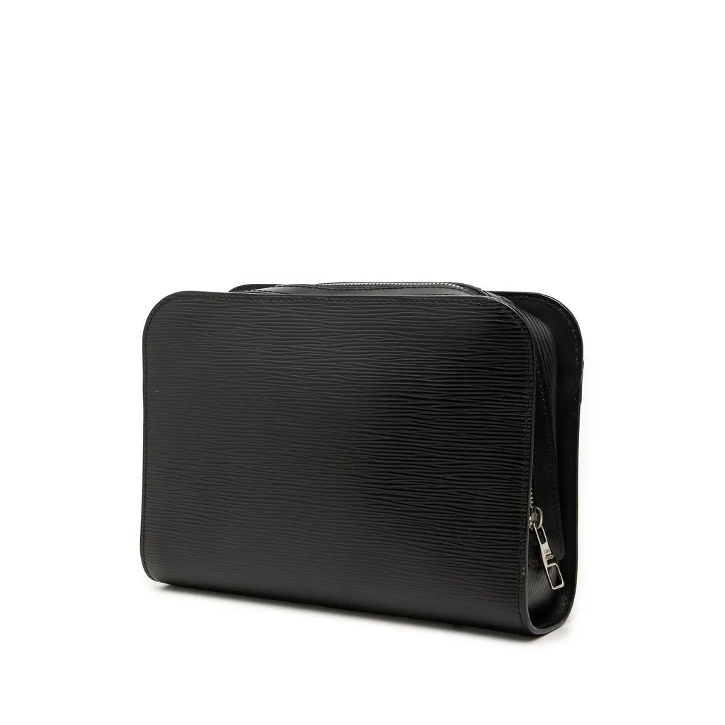 Louis Vuitton Epi Pochette Hoche Black Leather Very good - Back View