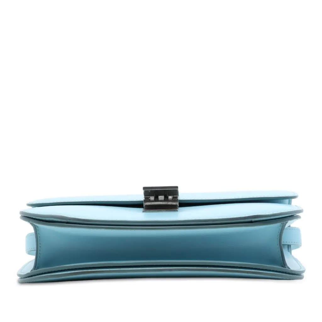 Celine Medium Calfskin Classic Box Blue Leather Very good - Inside View