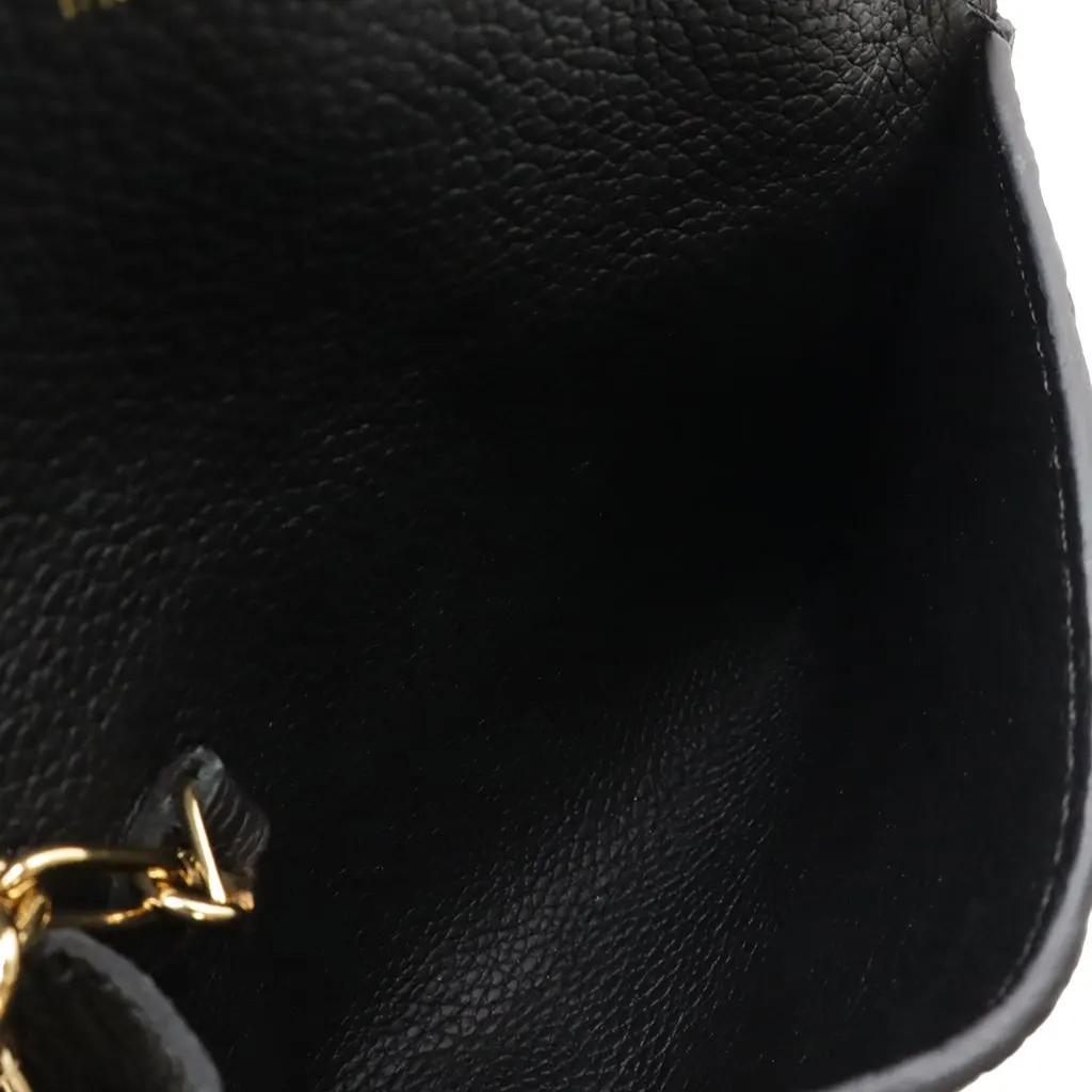 Louis Vuitton Monogram Empreinte Key Pouch Black Leather Very good - Inside View