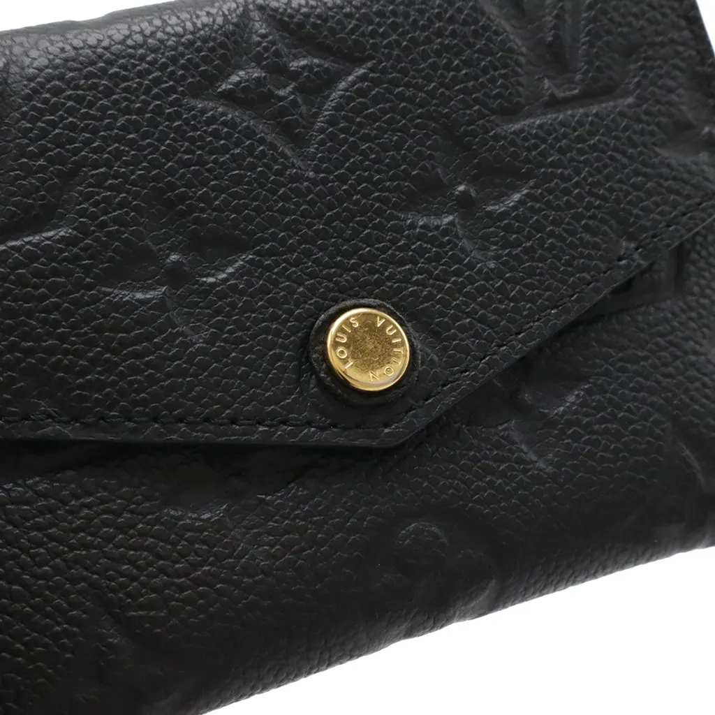 Louis Vuitton Monogram Empreinte Key Pouch Black Leather Very good - Box View