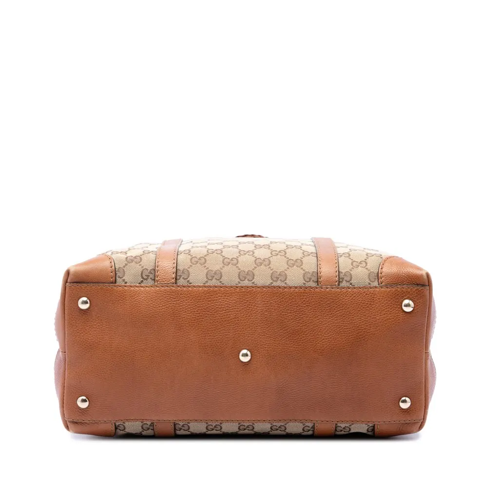 Gucci Large GG Canvas Marrakech Tote Beige Canvas Very good - Inside View