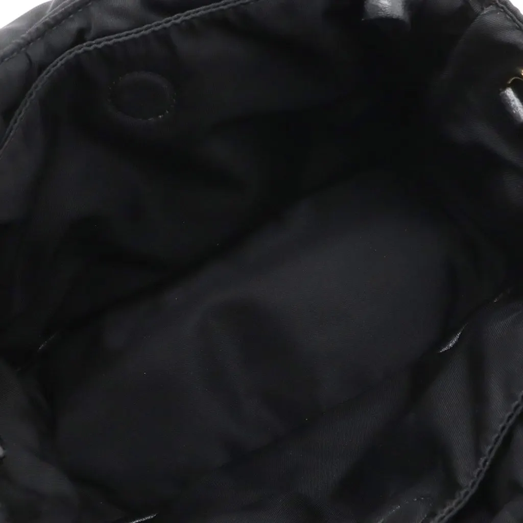 Prada Mini Padded Re Nylon Bow Satchel Black Very good - Inside View