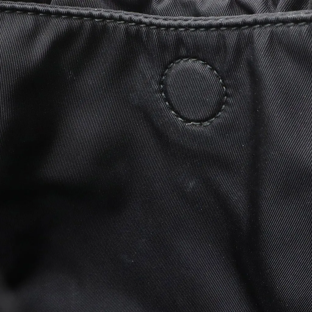 Prada Mini Padded Re Nylon Bow Satchel Black Very good - Model View