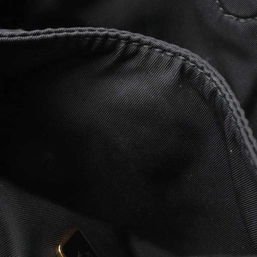 Prada Mini Padded Re Nylon Bow Satchel Black Very good - Box View