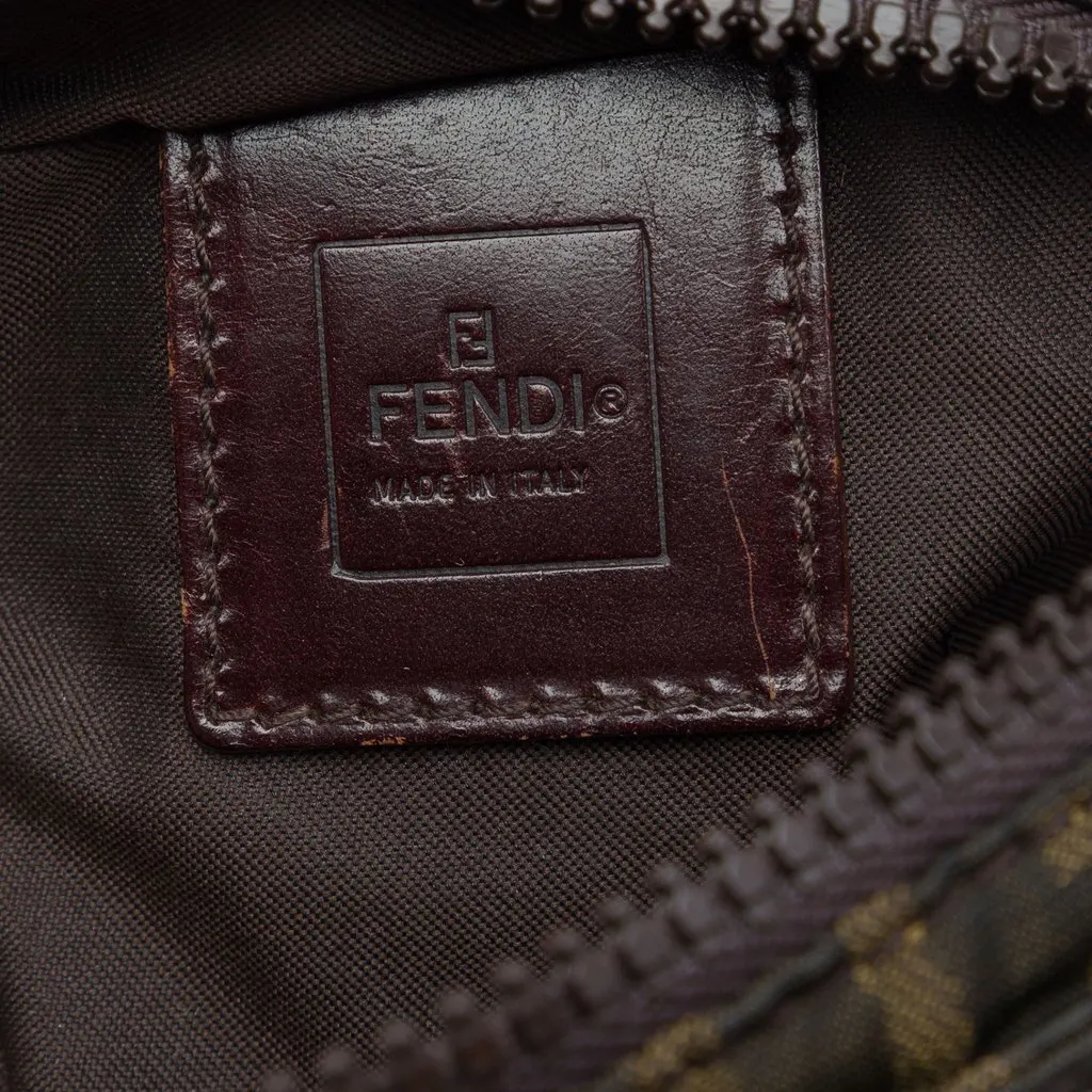 Fendi Zucca Canvas Crossbody Brown Canvas Very good - Box View