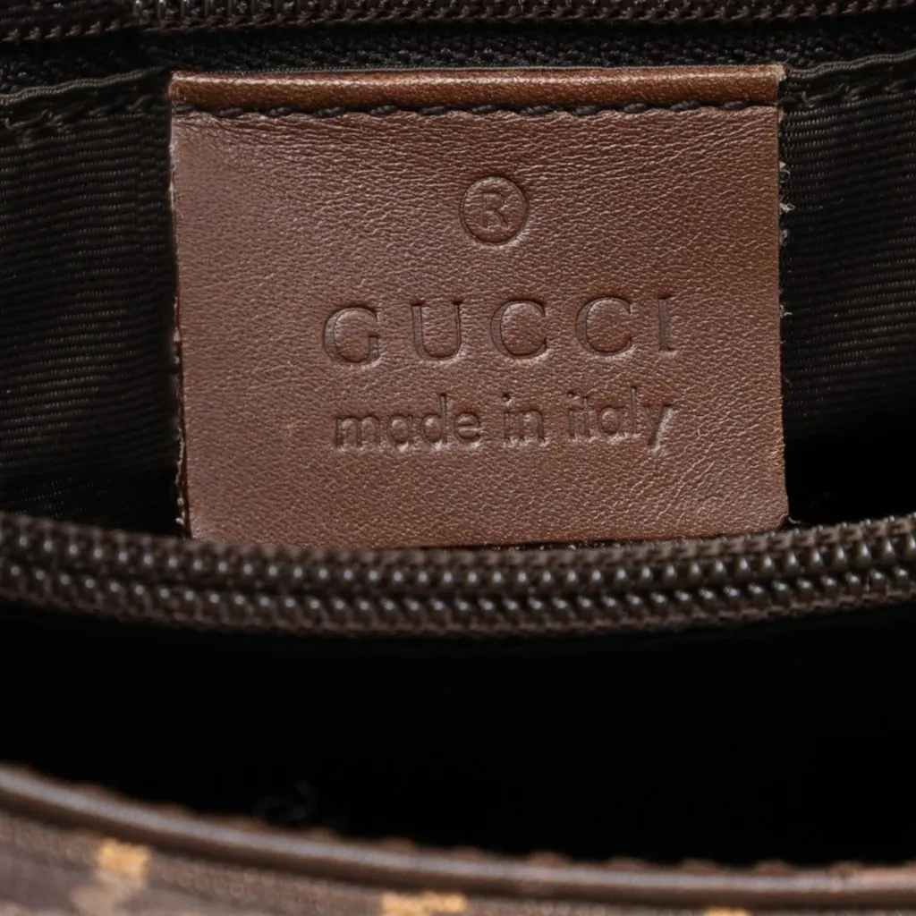 Gucci GG Canvas Shoulder Bag Brown Very good - Box View
