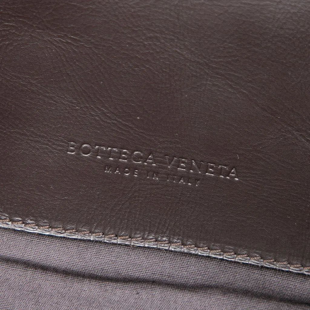 Bottega Veneta Nappa Intrecciato Business Bag Brown Leather Very good - Box View